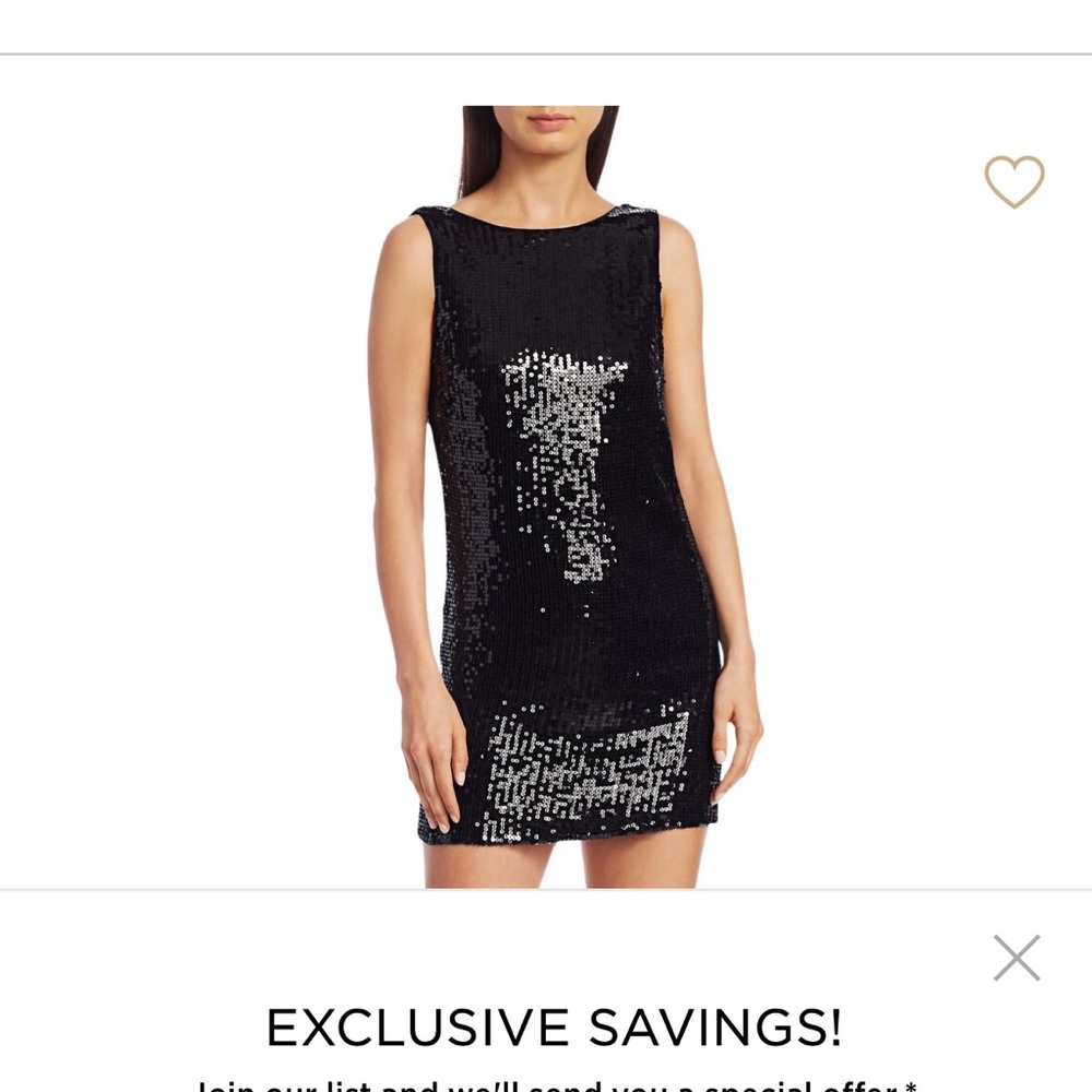 Black Sequin cocktail dress